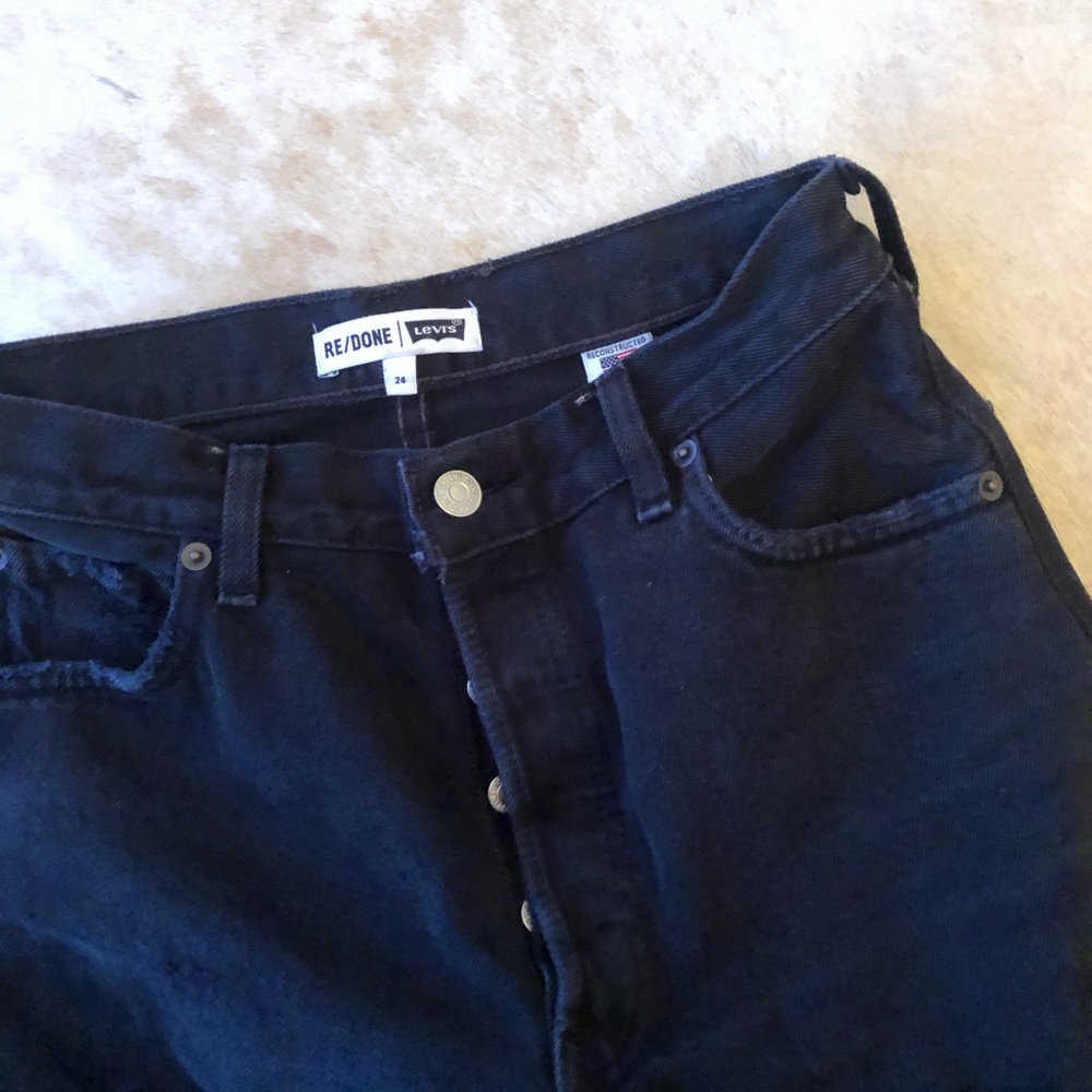Re/Done Levi’s high rise crop - size 24